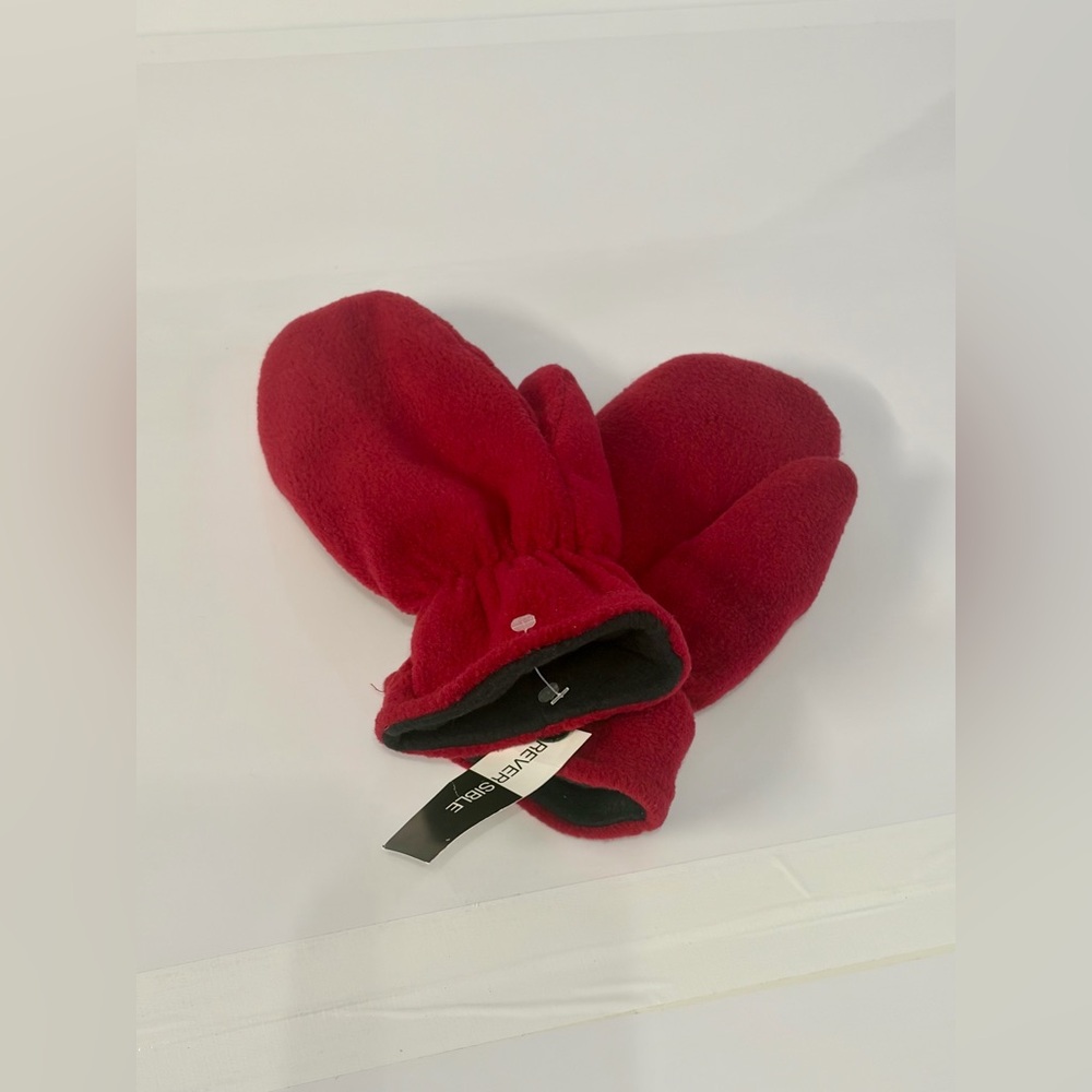 Red Fleece Mittens